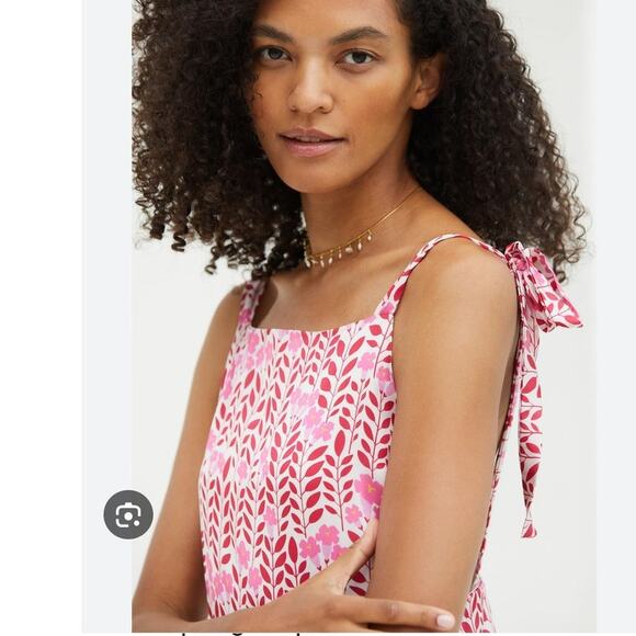New Anthropologie Lobo Rosa Arara Mini Dress $290 SMALL Glycine - Pink Floral - Picture 2 of 4
